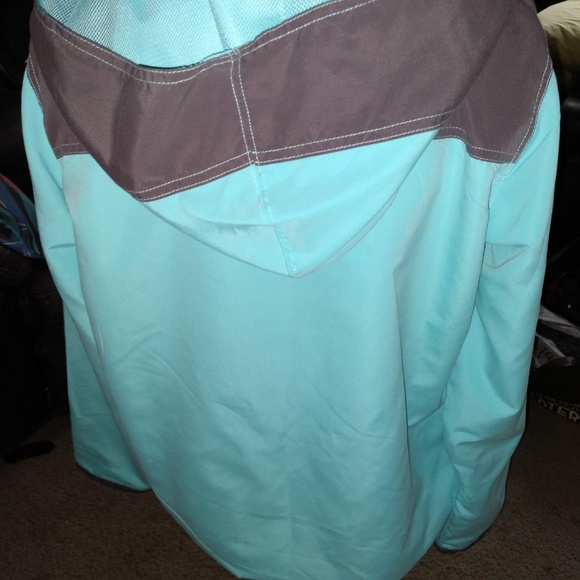 SUPER NICE GREEN & GRAY WORKOUT JACKET - SIZE L - Picture 4 of 4